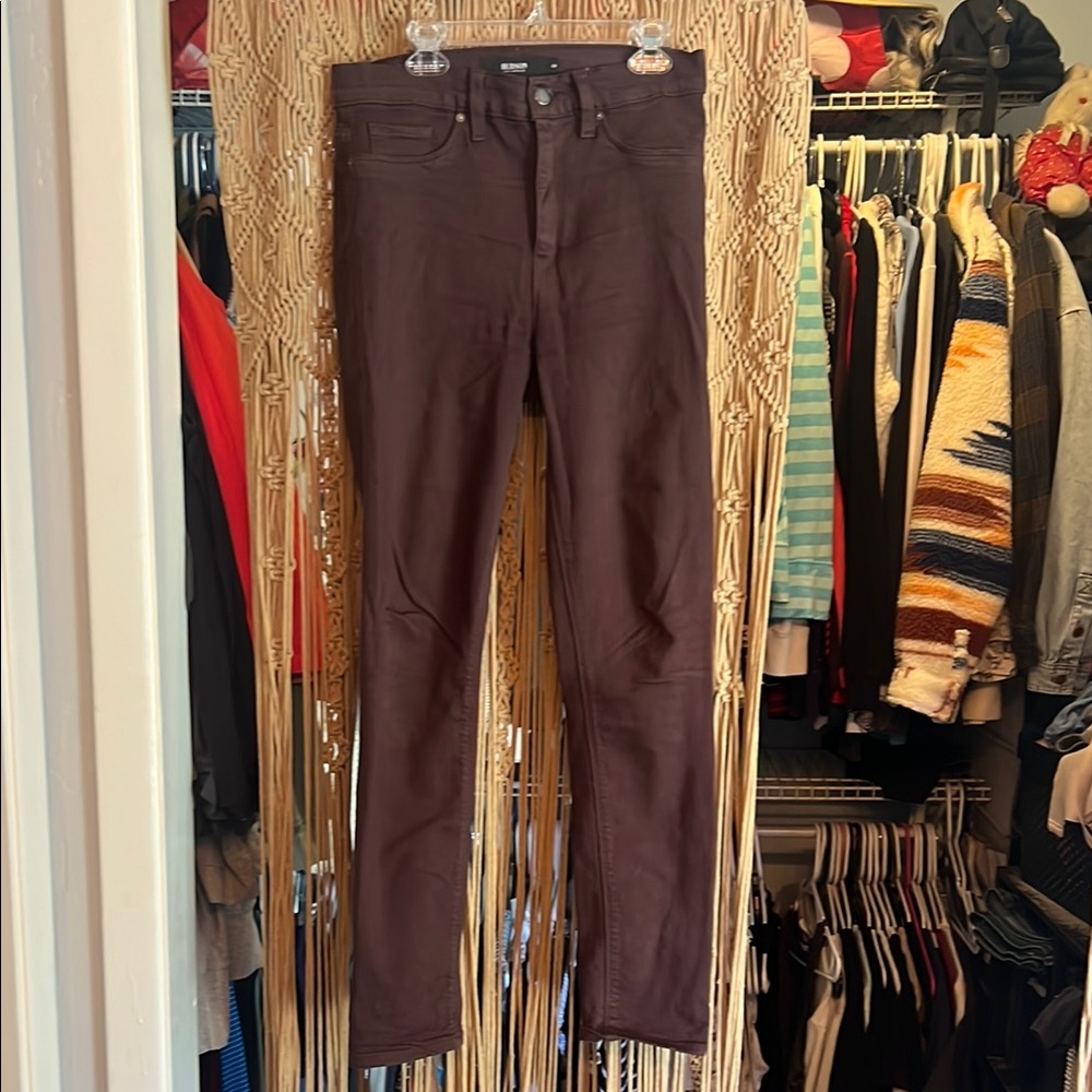 Hudson Jeans Dark Brown Denim